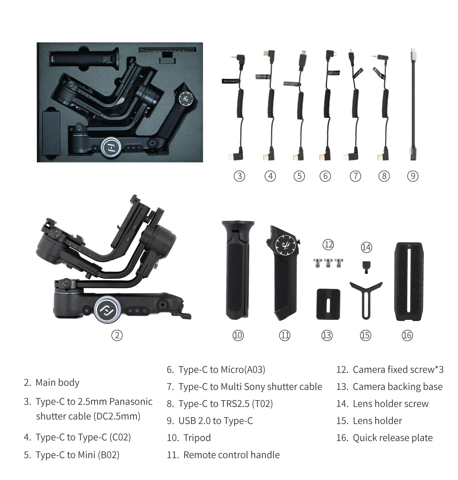 FeiyuTech SCORP Pro Kamera-Gimbal Profi