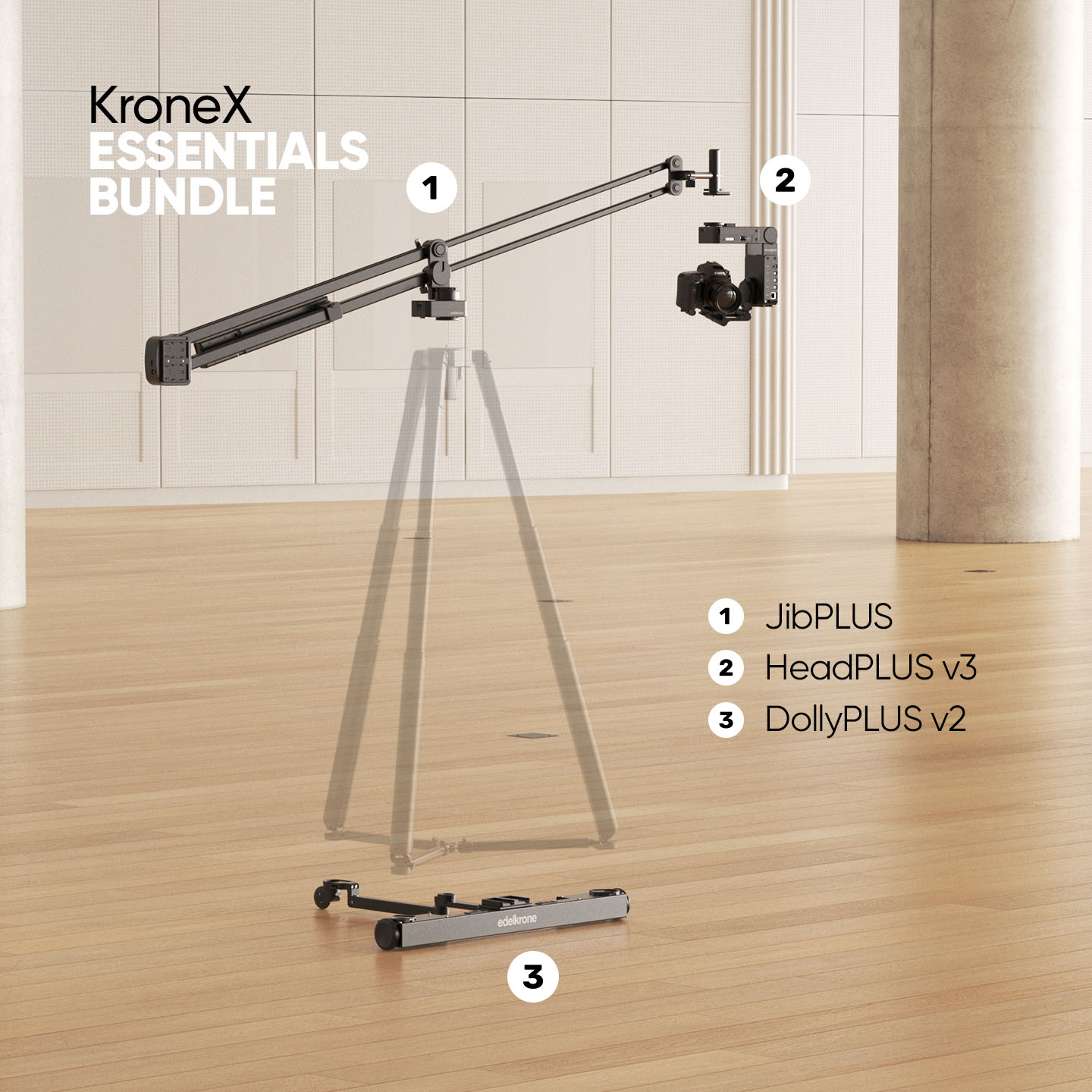Edelkrone Krone X Bundle JibONE v3 Essentials 6-Achsen