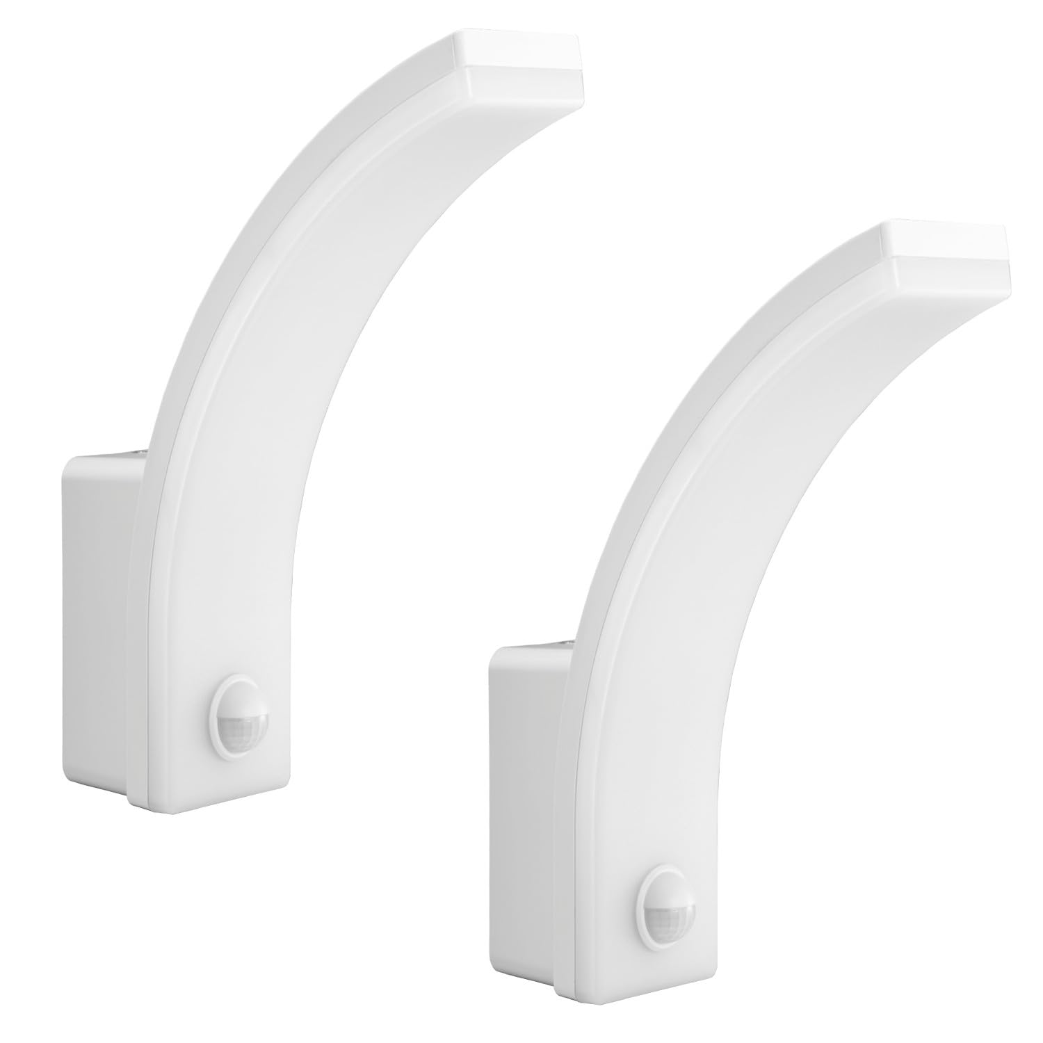 Maclean Energy MCE512 LED Wandleuchte PIR weiß 20W 2 Stück