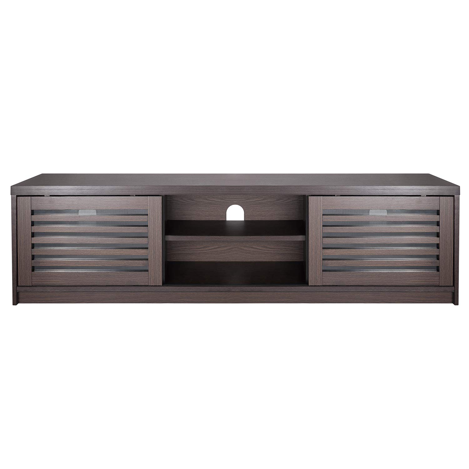 Maclean MC-874 Fernsehschrank 65 Zoll Walnuss