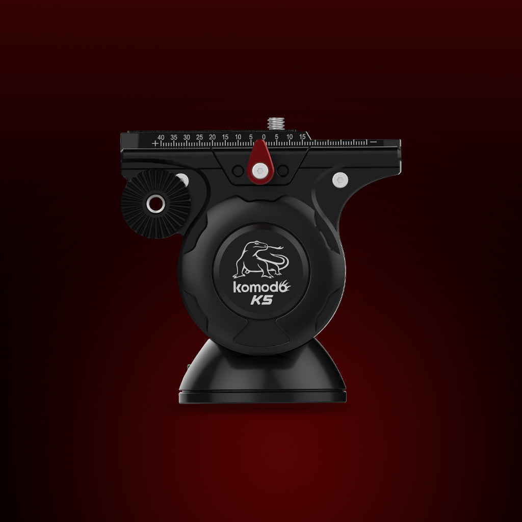 iFootage Komodo K5 Videokopf Fluid Kugellager tragbar