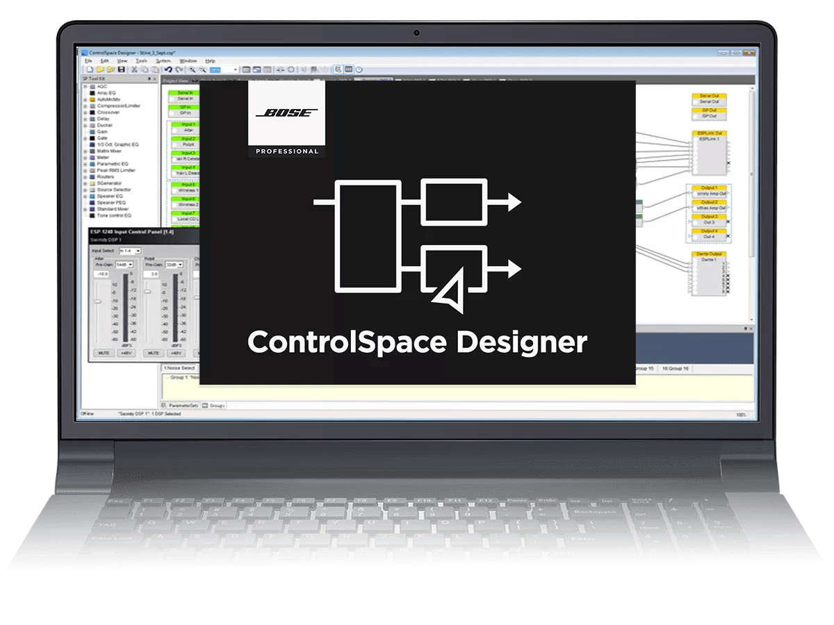Bose Professional ControlSpace Designer Software DSP