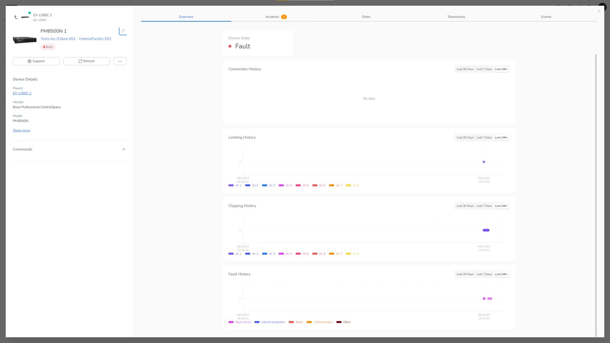 Bose Professional ControlSpace Cloud Software Steuerung