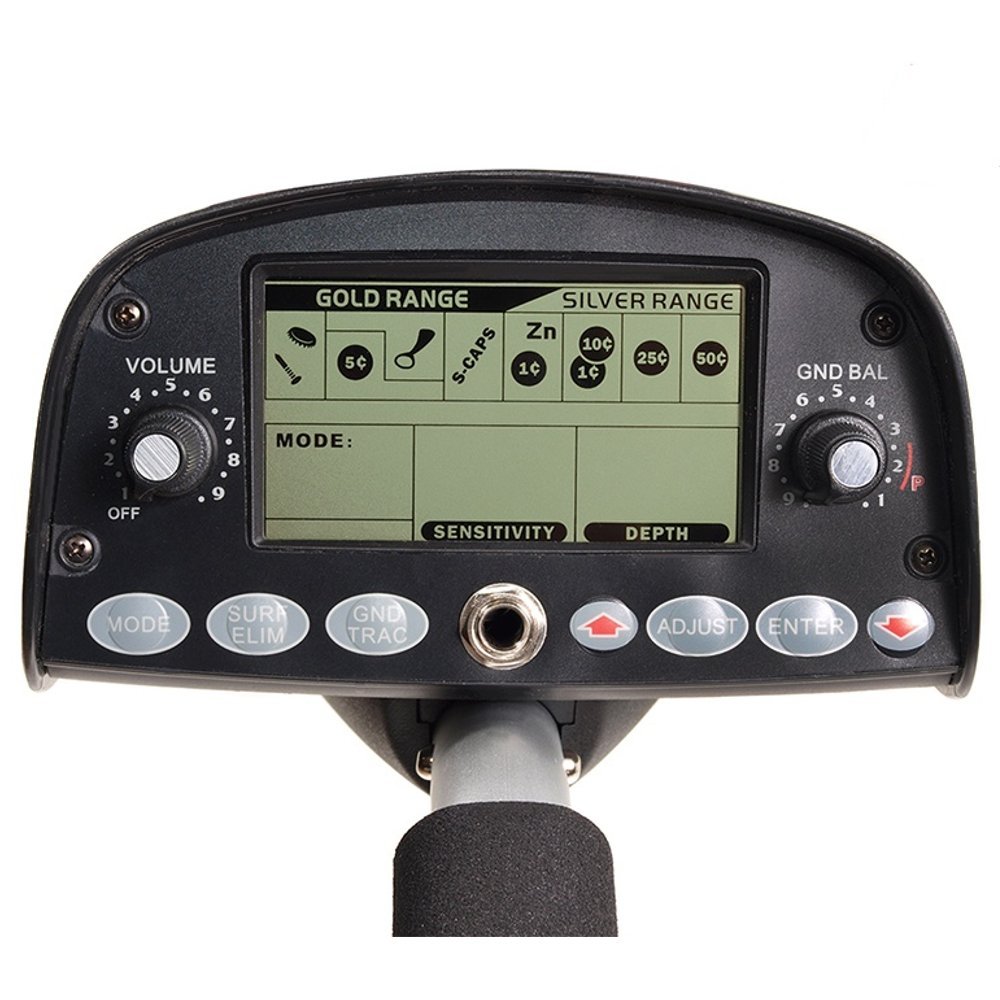 Maclean Energy MCE930 Metalldetektor schwarz wasserdichte Spule