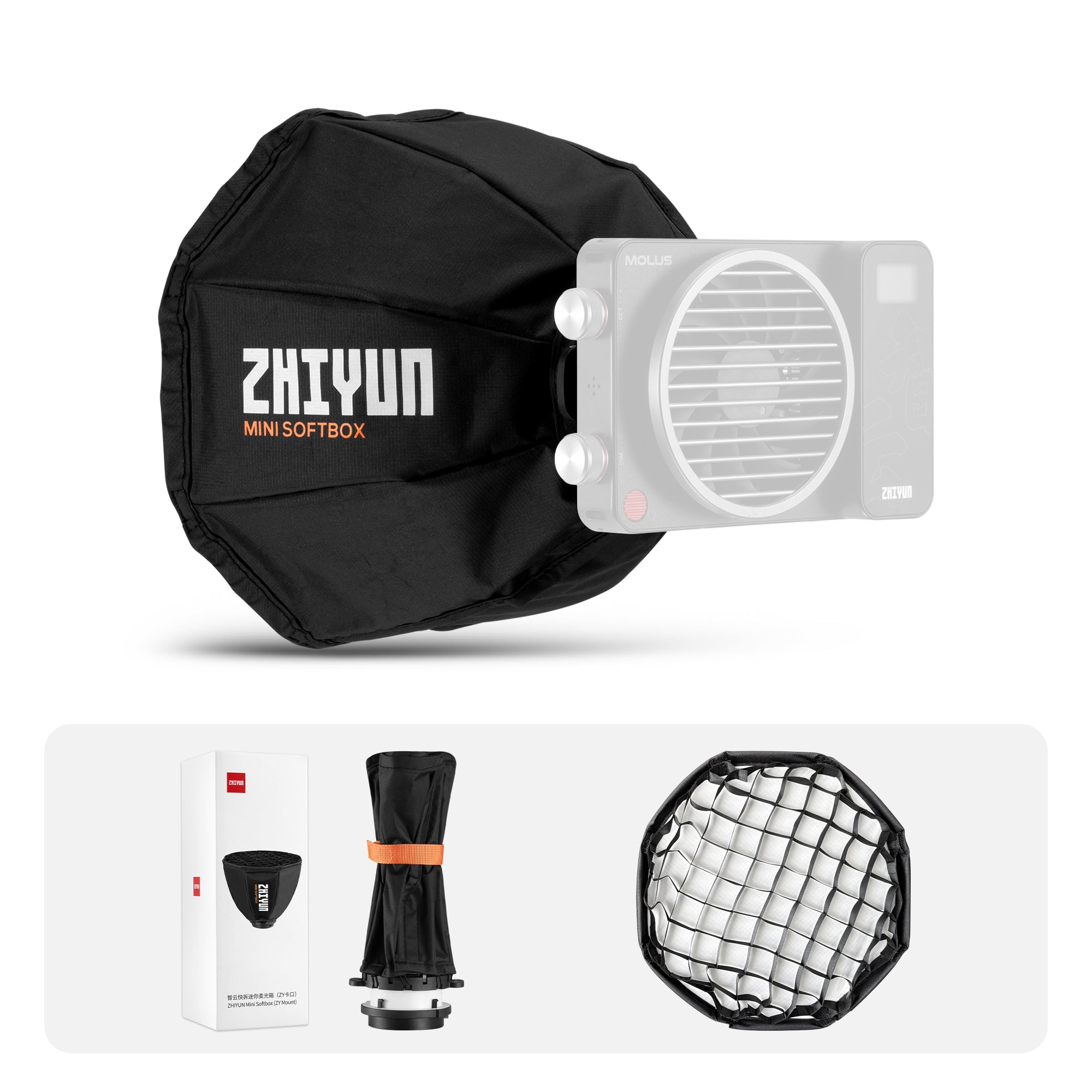 Zhiyun Mini-Softbox für MOLUS X100 RGB Lichtformer