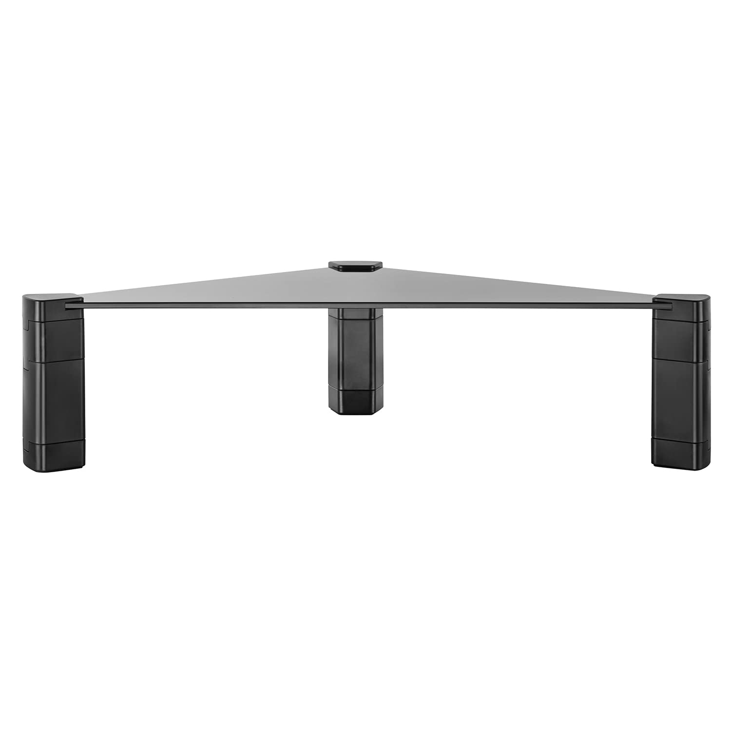 Maclean MC-935 Monitorständer Glas Höhenverstellbar 20 kg