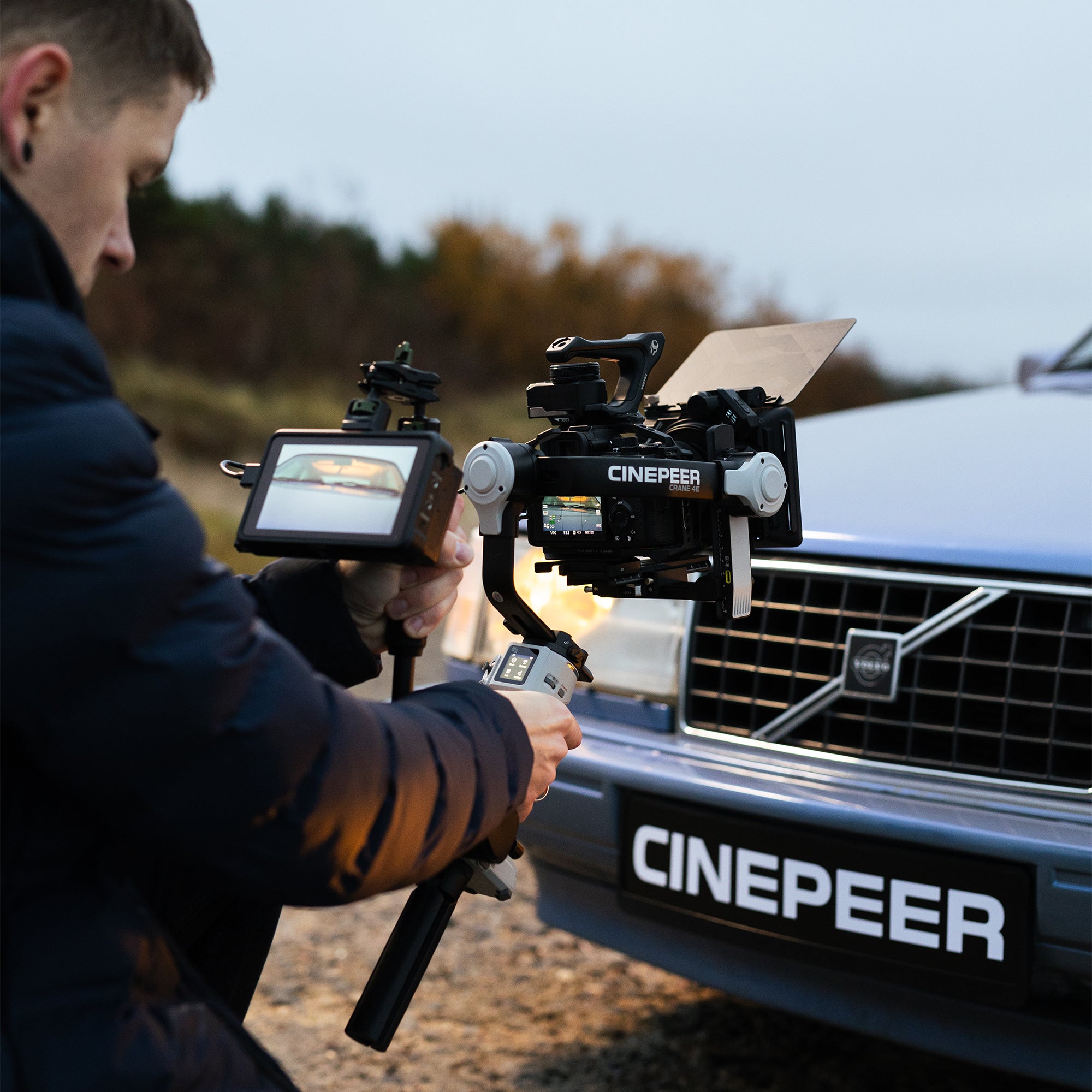 Zhiyun Crane 4E Gimbal 3-Achs 4,5kg Vertikal Grau Kamera