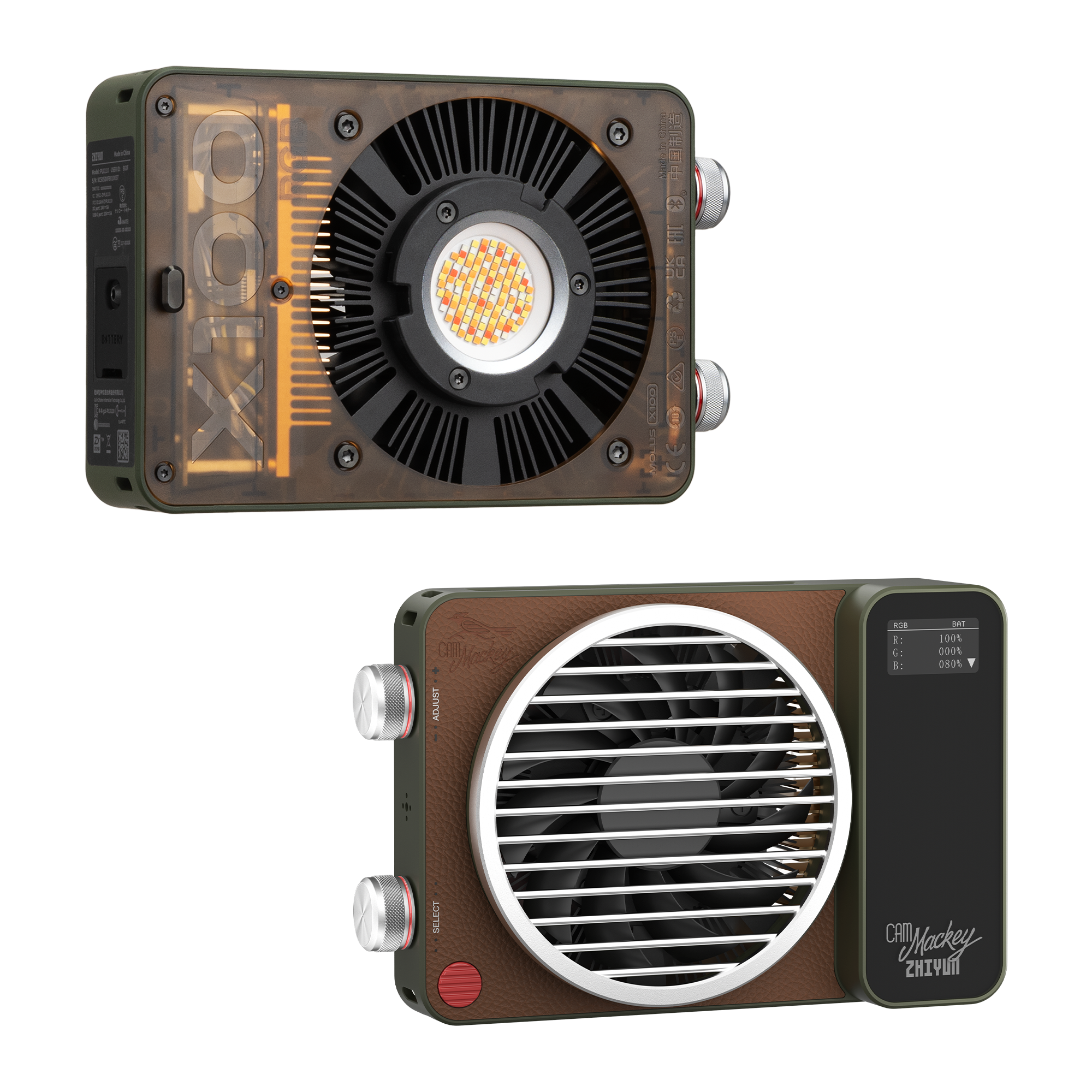 Zhiyun MOLUS X100 RGB Videoleuchte 100W schwarz Standard