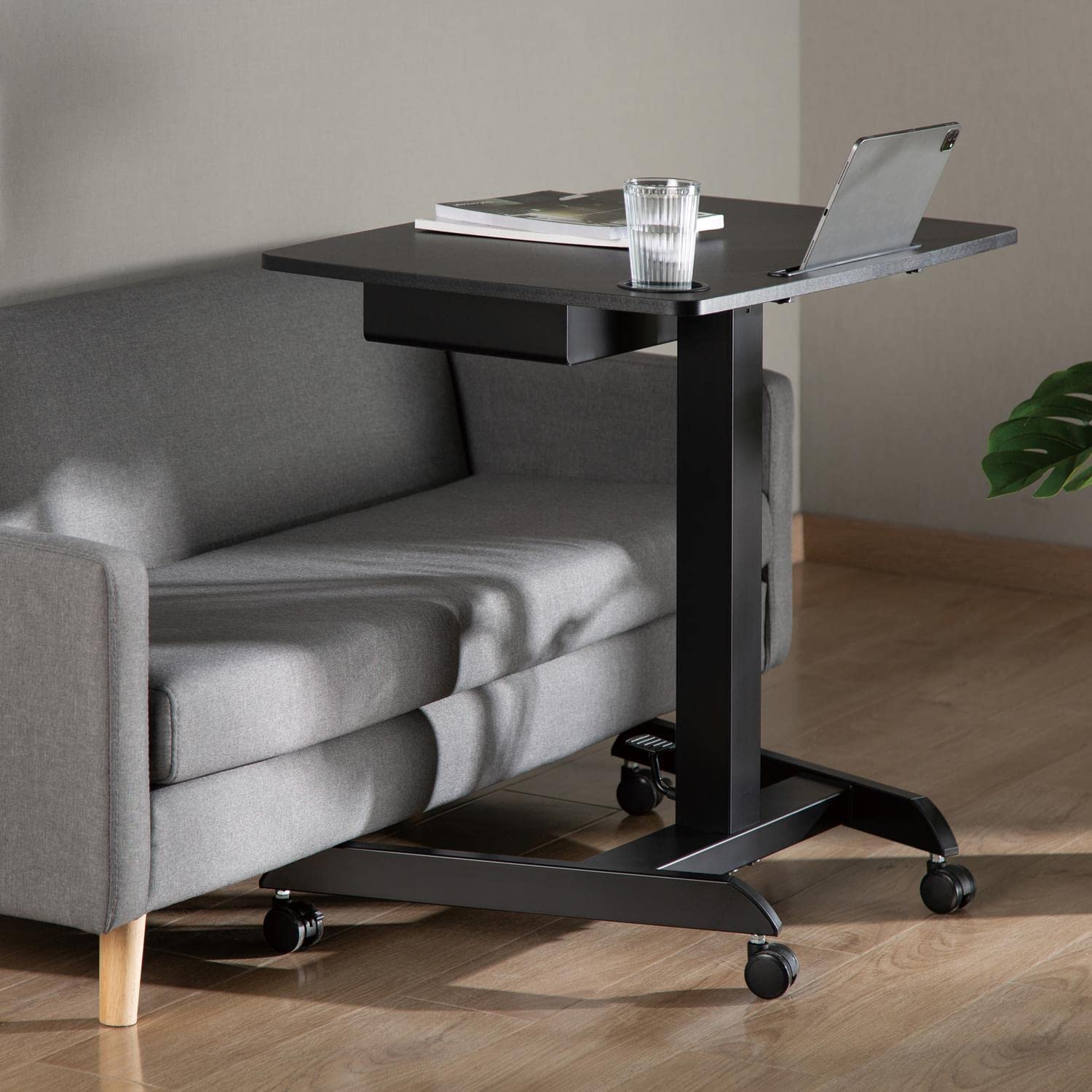 Maclean MC-903 Laptoptisch höhenverstellbar Rollen Schwarz 8kg
