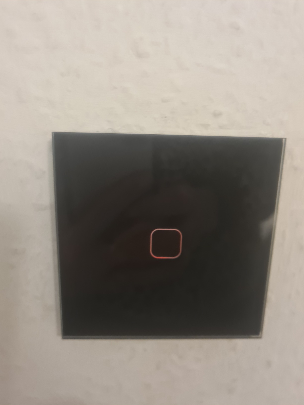 Maclean Energy MCE701W Touch-Lichtschalter weiß 1-fach eckig Glas