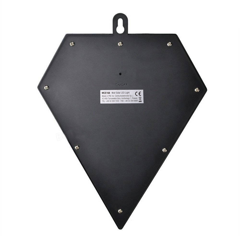 Maclean MCE168 Solarlampe Außen mit Bewegungsmelder IP65