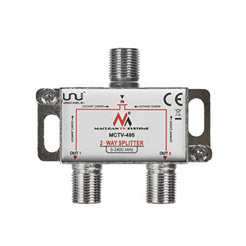Maclean TV Systems MCTV-495 Sat-Verteiler 2-fach 5-2400MHz