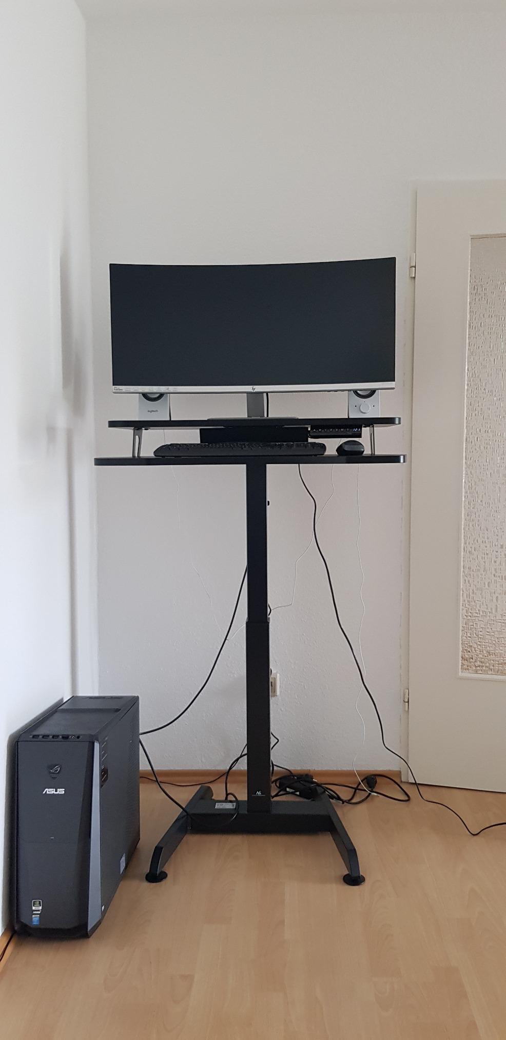 Maclean Brackets MC-835 Schreibtisch elektrisch höhenverstellbar 37 kg