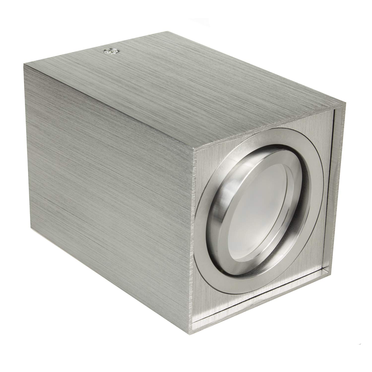 Maclean MCE426 Deckenleuchte GU10 Eckig Matt/Chrom Aluminium
