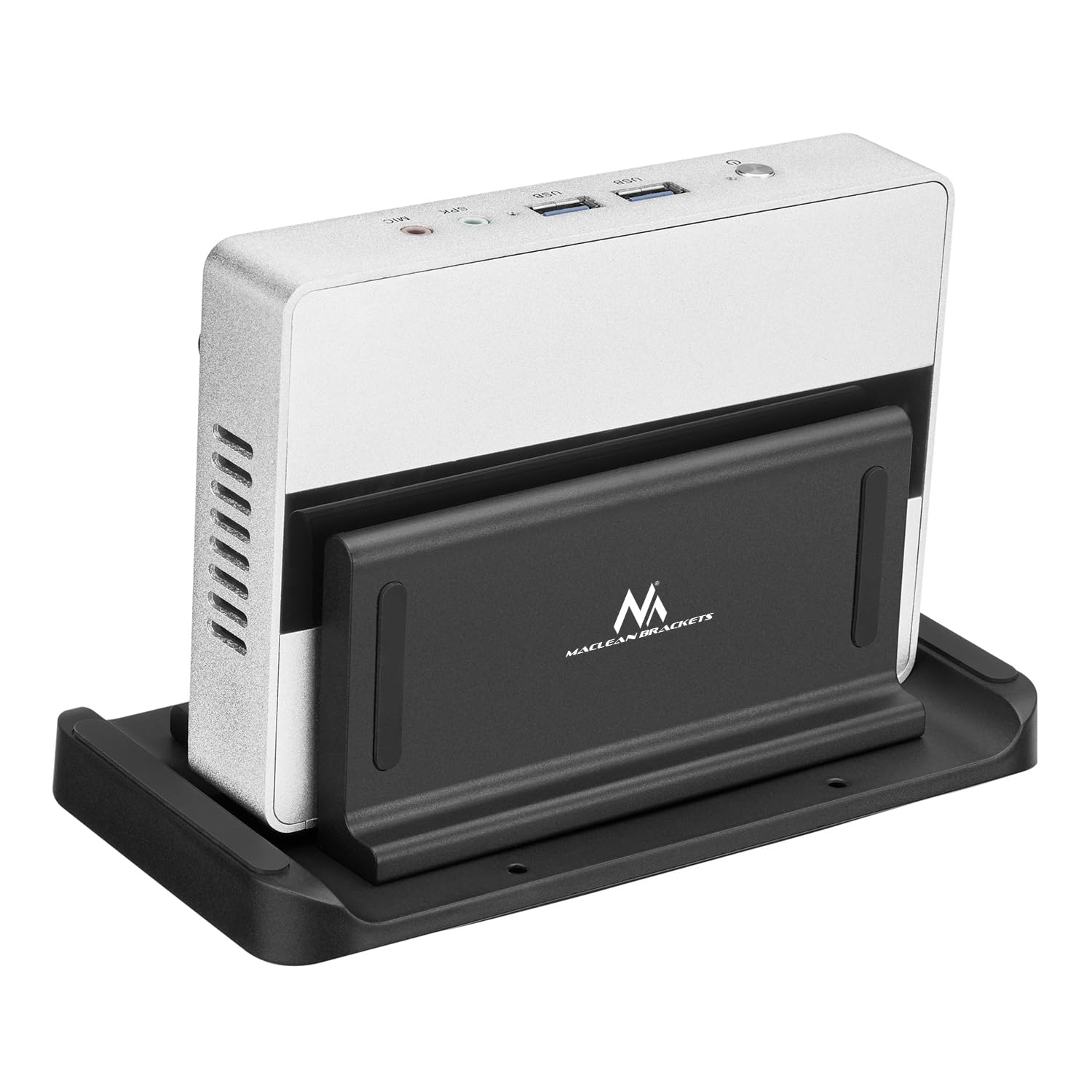 Maclean MC-454 Mini PC Halterung VESA 3kg Schwarz