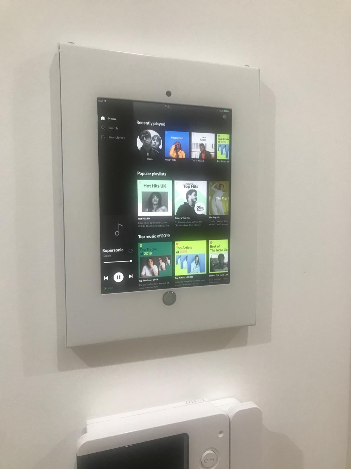 Maclean Brackets MC-676 Tablet Halterung Wand iPad Air mit Schloss
