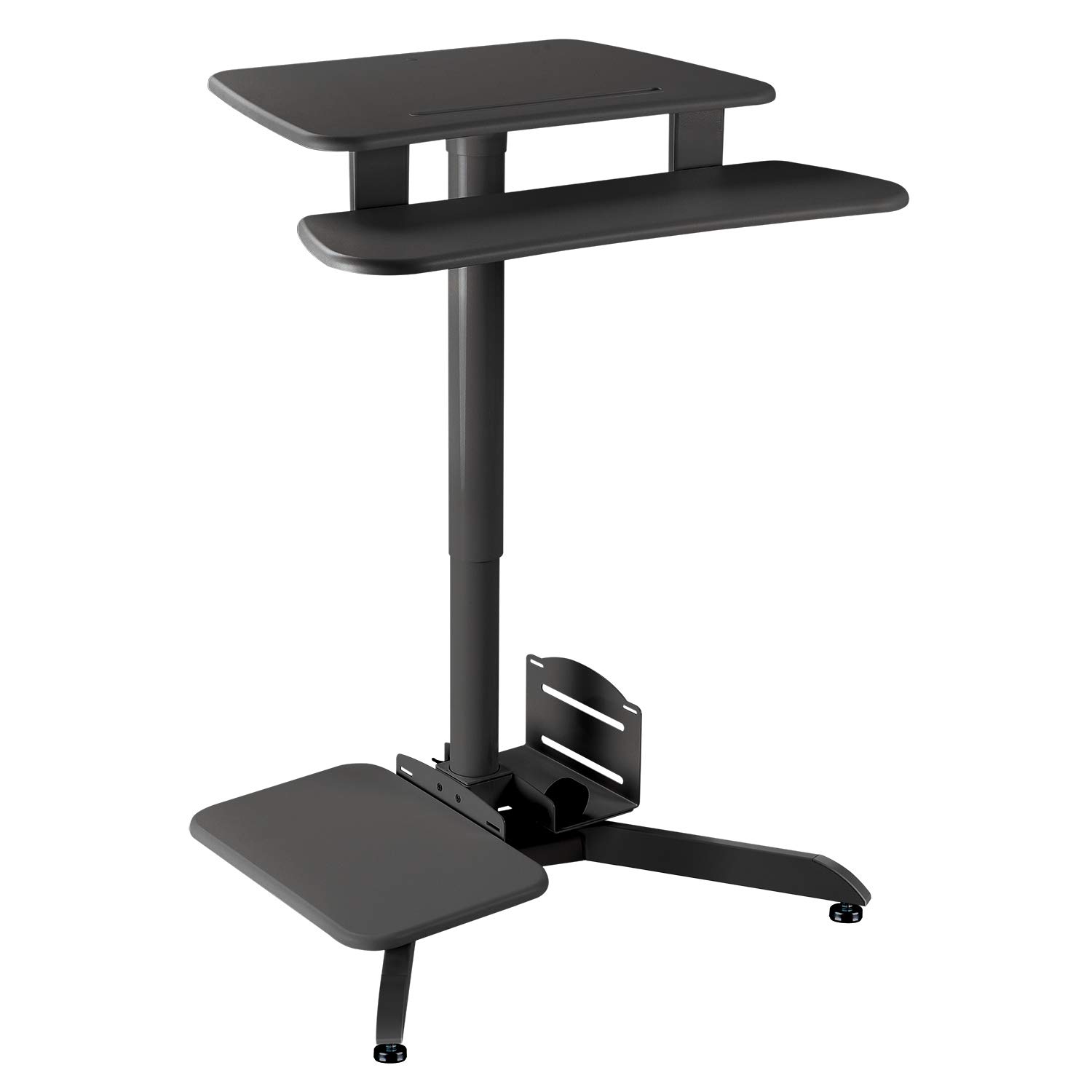 Maclean Brackets MC-848 Computertisch höhenverstellbar 70-109cm Gasfeder