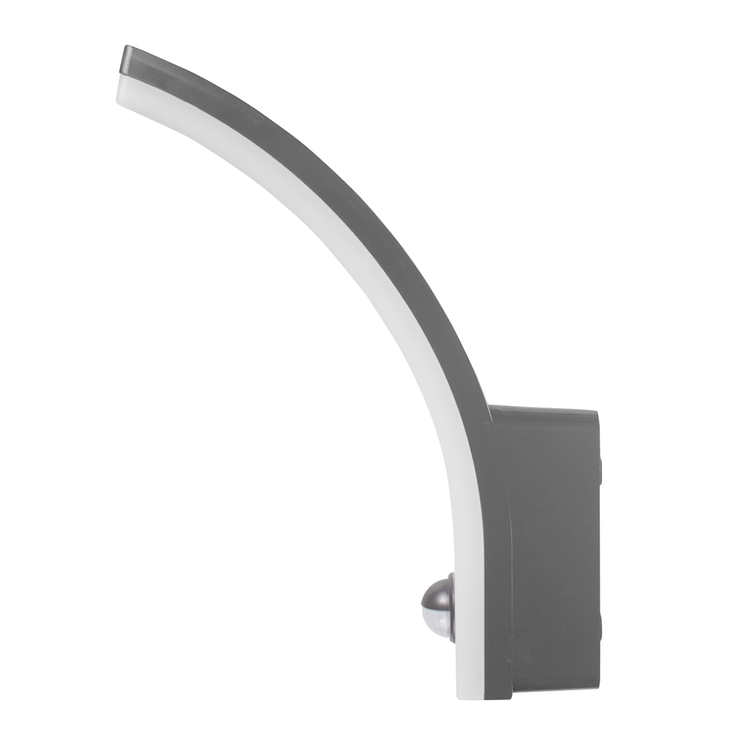 Maclean Energy MCE512 LED Wandleuchte mit Bewegungsmelder grau