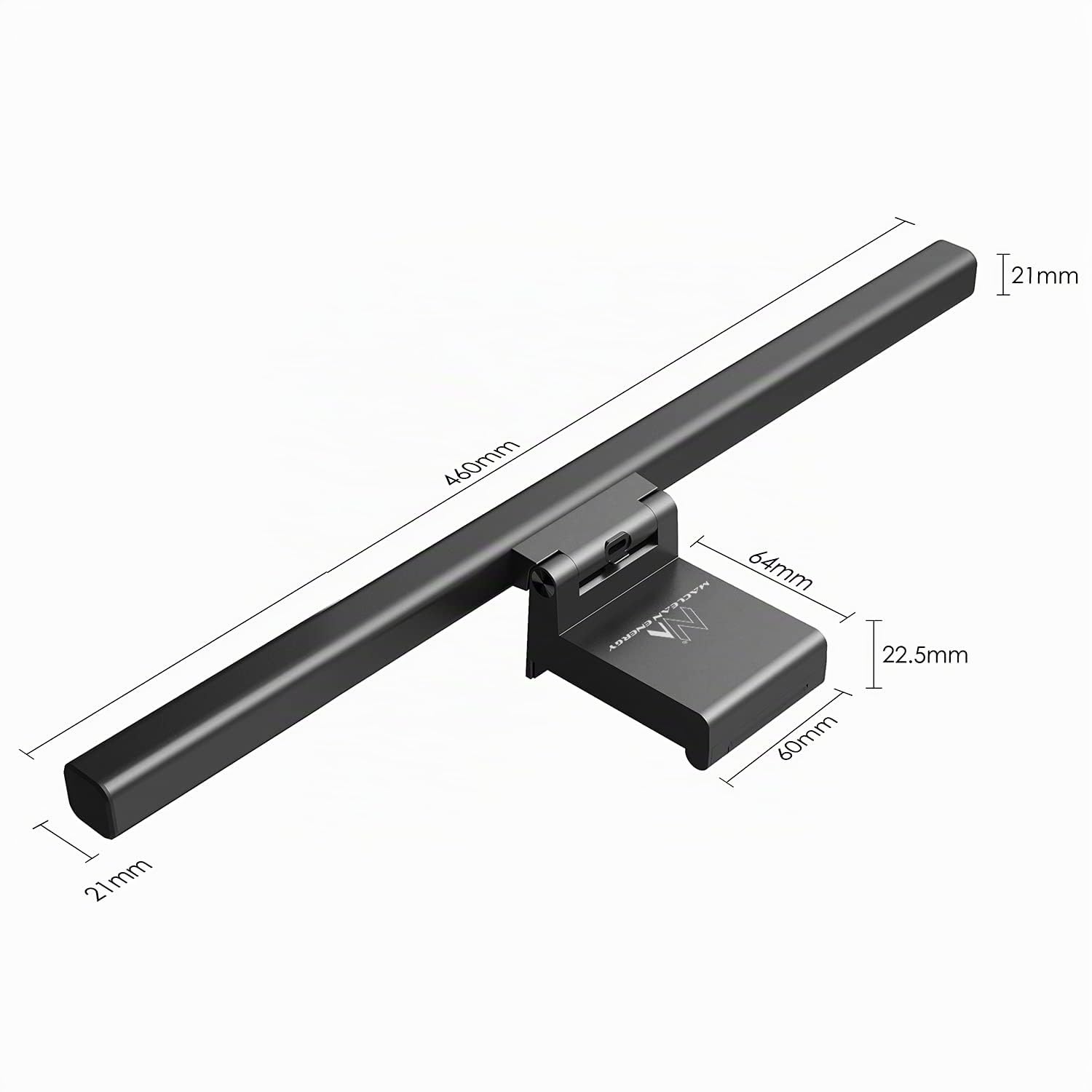 Maclean MCE620 Monitor Lampe LED 5W USB-C dimmbar