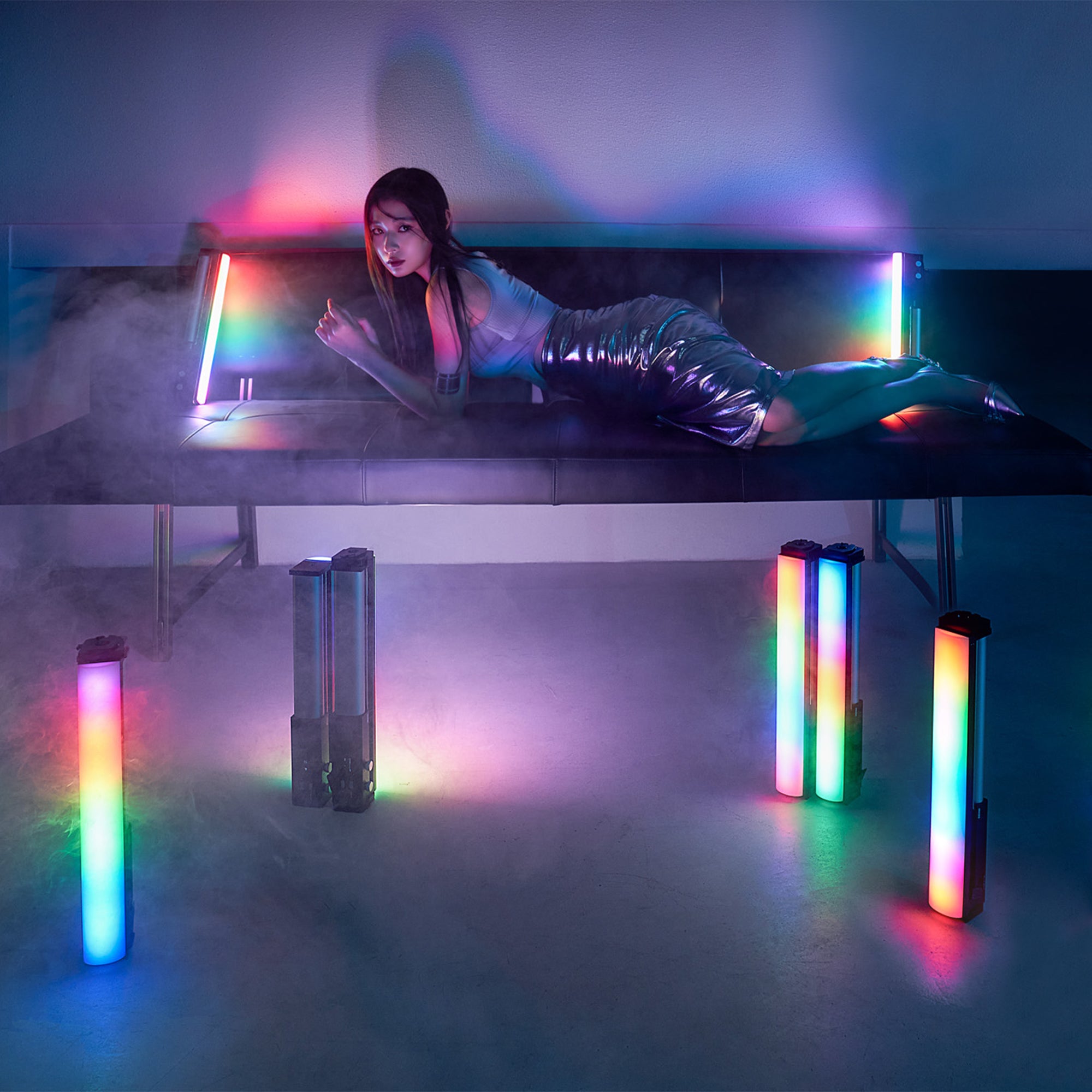 Zhiyun Cinepeer C100 Combo RGB-Stablampe 100W gebraucht gut