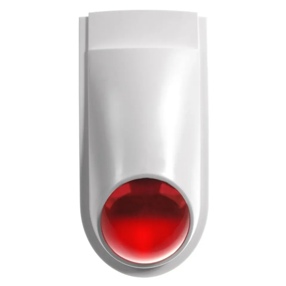 Maclean AL2030 Alarm Sirenen Attrappe mit LED-Blinklicht
