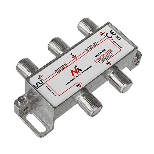 Maclean TV Systems MCTV-498 Sat-Verteiler 4-fach Unicable