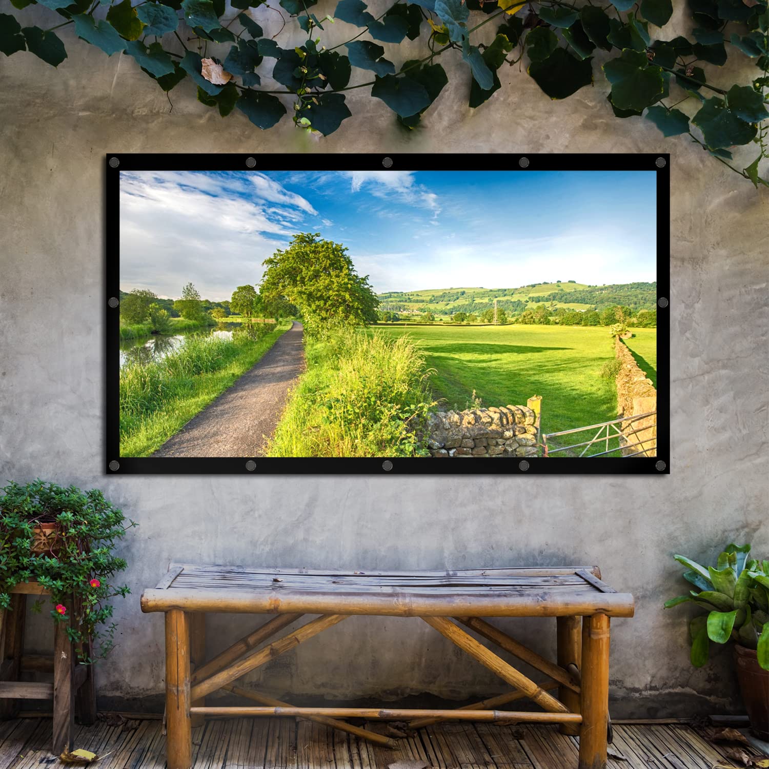 Maclean MC-982 Projektor-Leinwand 120 Zoll 16:9 Faltbar