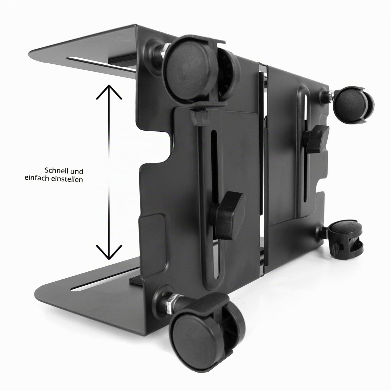 Maclean MC-851 PC-Ständer mit Rollen bis 10 kg verstellbar