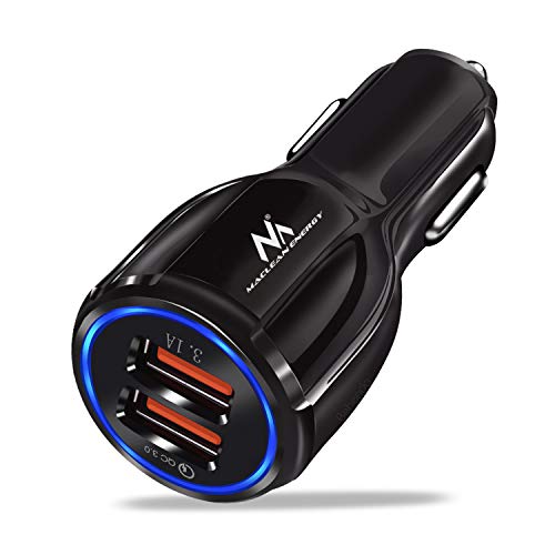 Maclean MCE478 USB Autoladegerät QC3.0 30W schwarz