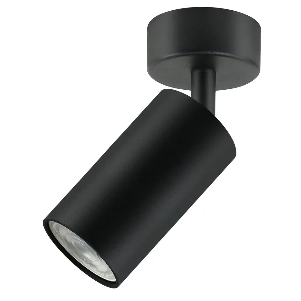 Maclean Energy MCE451 B Deckenstrahler 1-flammig GU10 schwarz