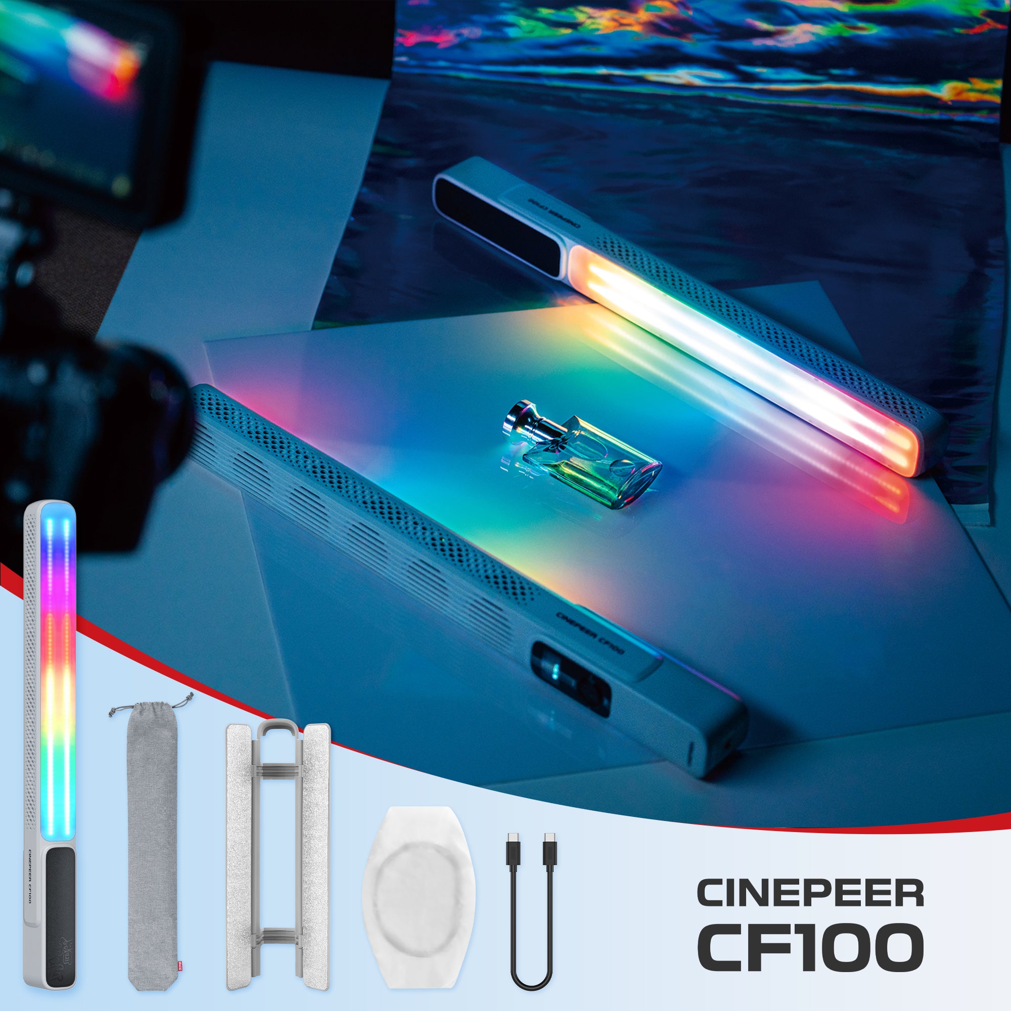 Zhiyun CINEPEER CF100 RGB Lichtstab 100W Handheld