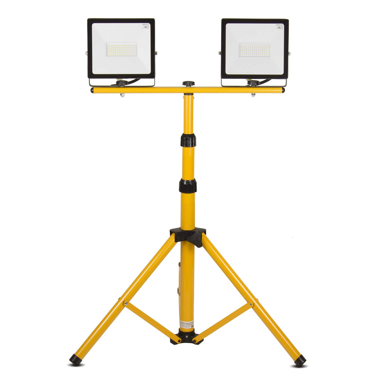 Maclean Energy MCE583 Baustrahlerstativ 62-150cm mit 2x50W