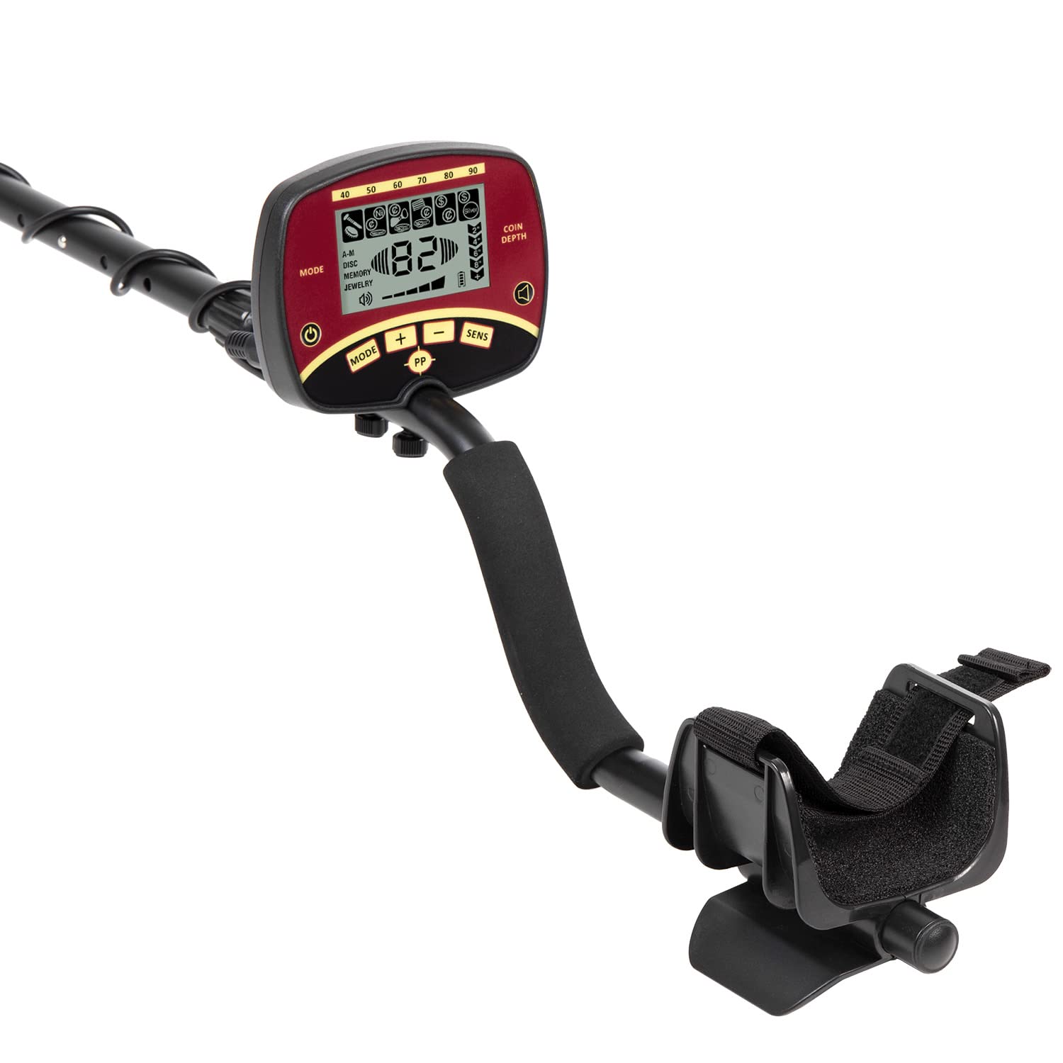 Maclean Energy MCE996 Metalldetektor 240mm LCD Pinpoint