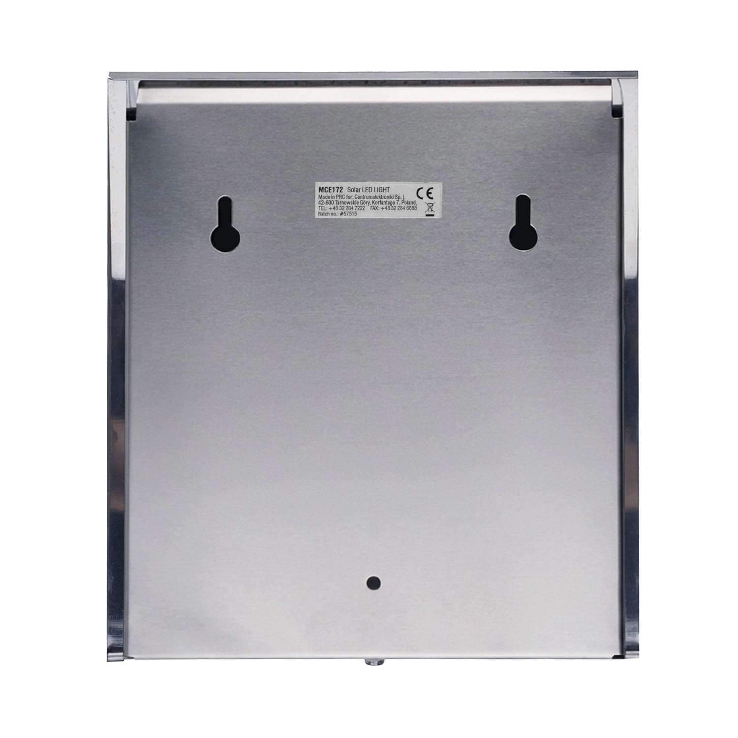 Maclean Energy MCE172 Solar Hausnummernleuchte Edelstahl LED