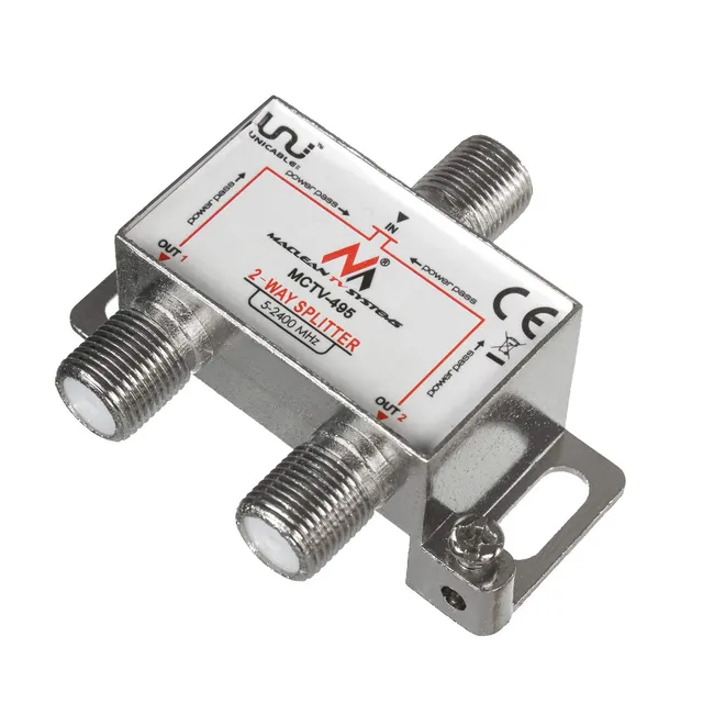 Maclean TV Systems MCTV-495 Sat-Verteiler 2-fach 5-2400MHz