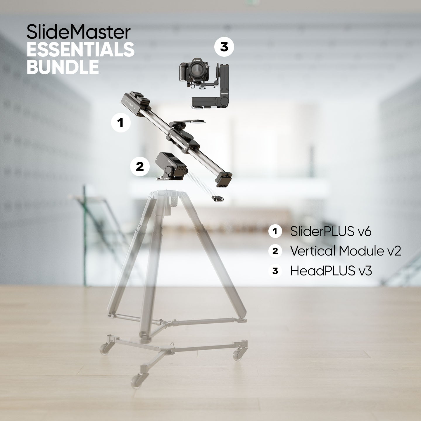 Edelkrone SlideMaster Essentials Bundle Slider motorisiert