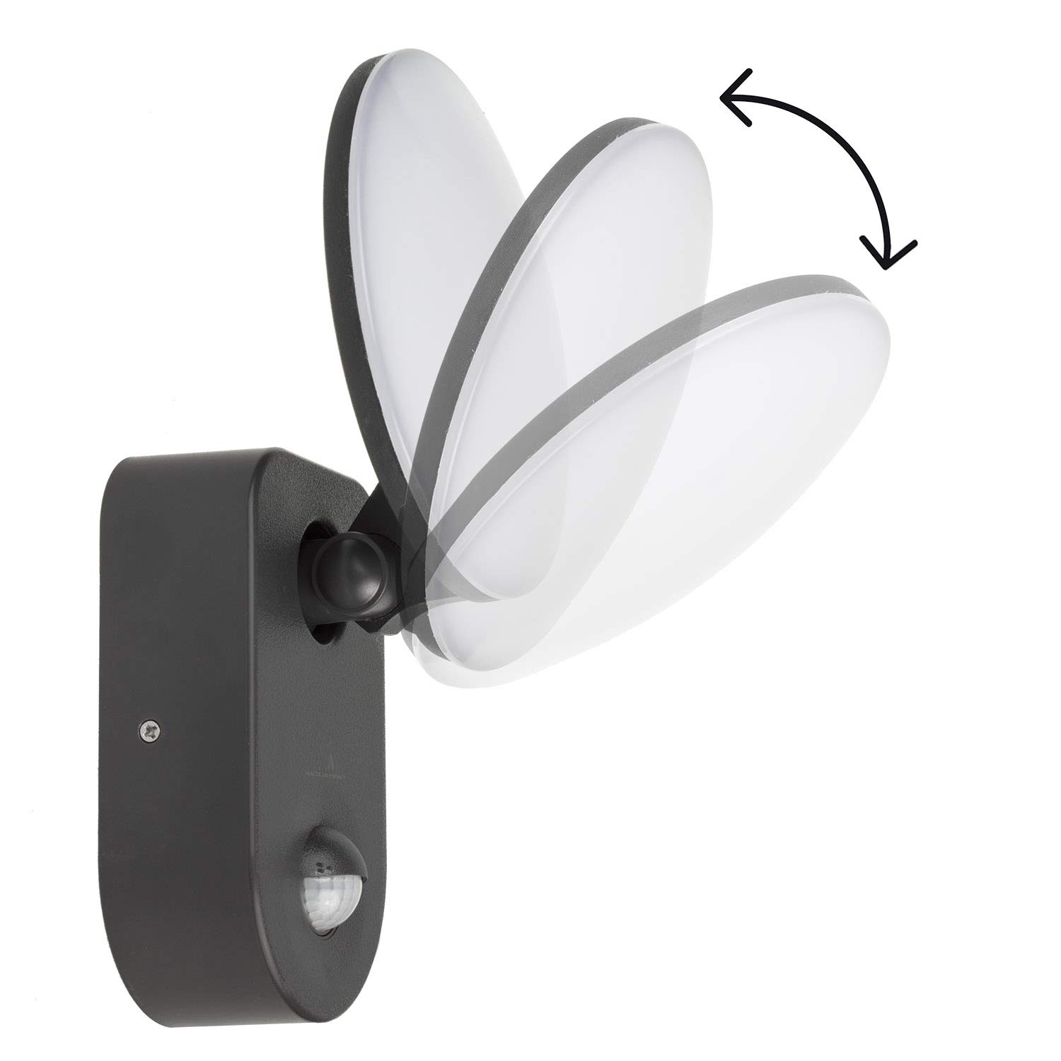 Maclean Energy MCE367 LED-Wandleuchte 15W 4000K Sensor
