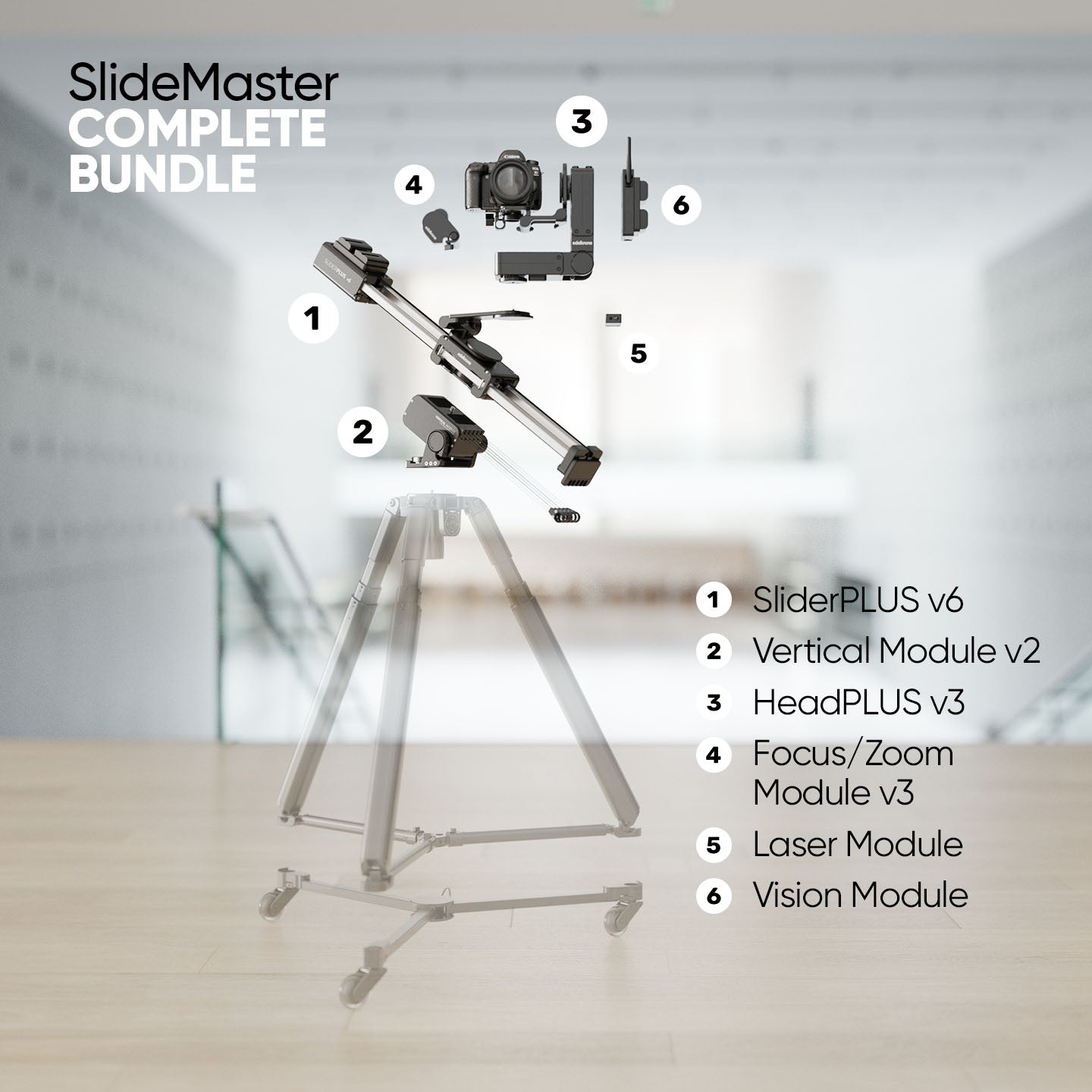 Edelkrone SlideMaster Essentials Bundle Slider motorisiert