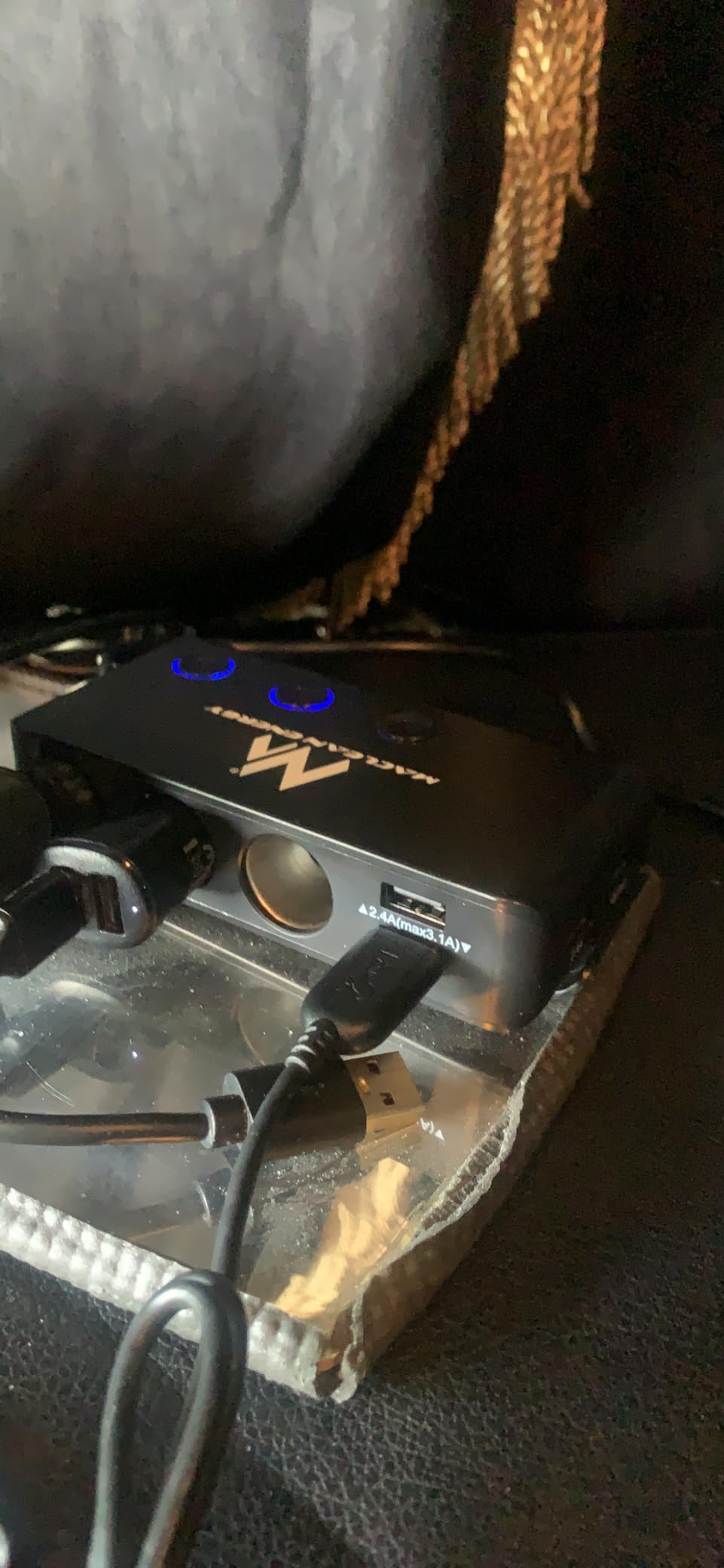 Maclean 3-Fach Kfz-Verteiler Zigarettenanzünder USB-C PD 18W