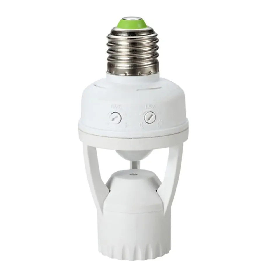 Maclean Energy MCE24 Lampenfassung E27 360° PIR weiß