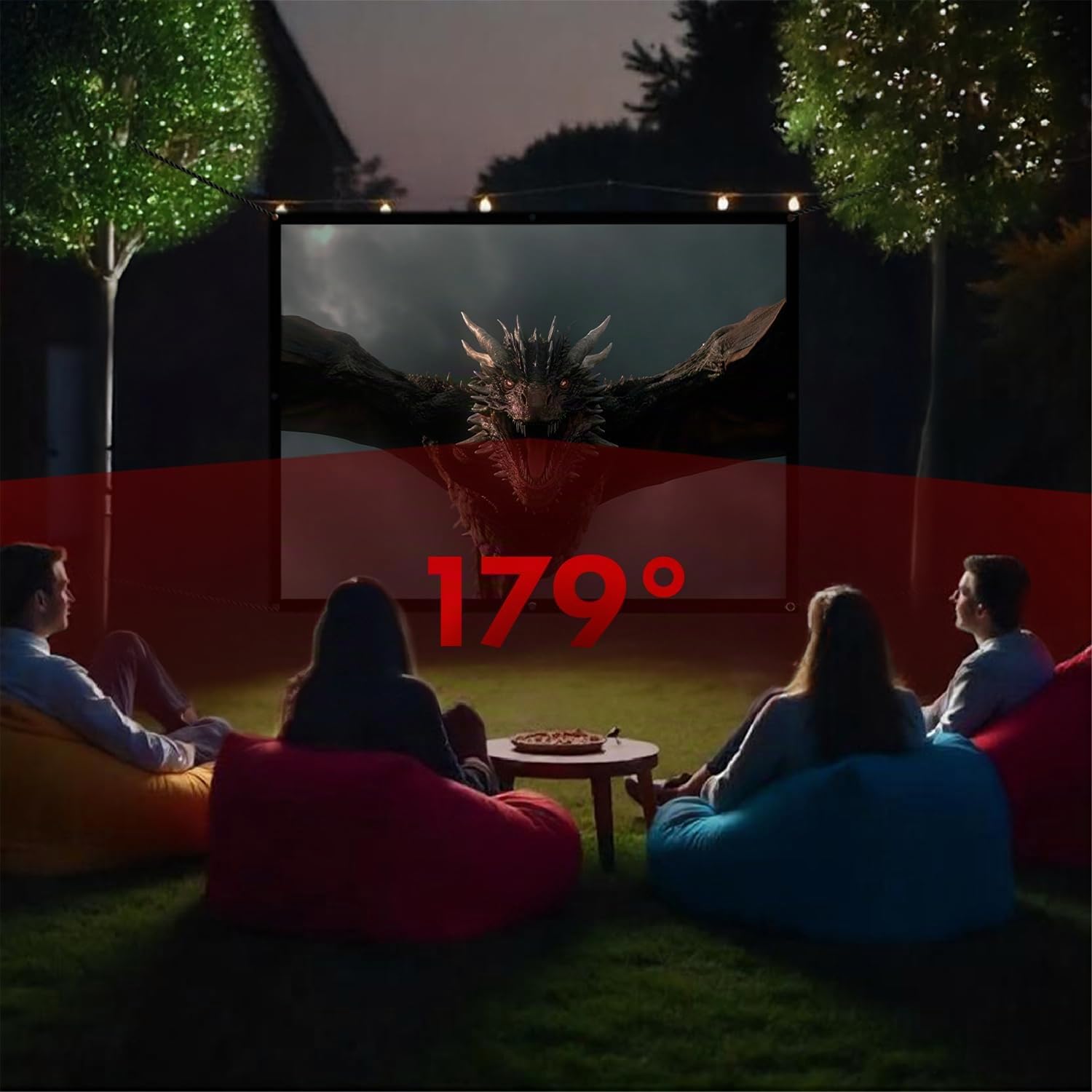 Maclean MC-982 Projektor-Leinwand 120 Zoll 16:9 Faltbar