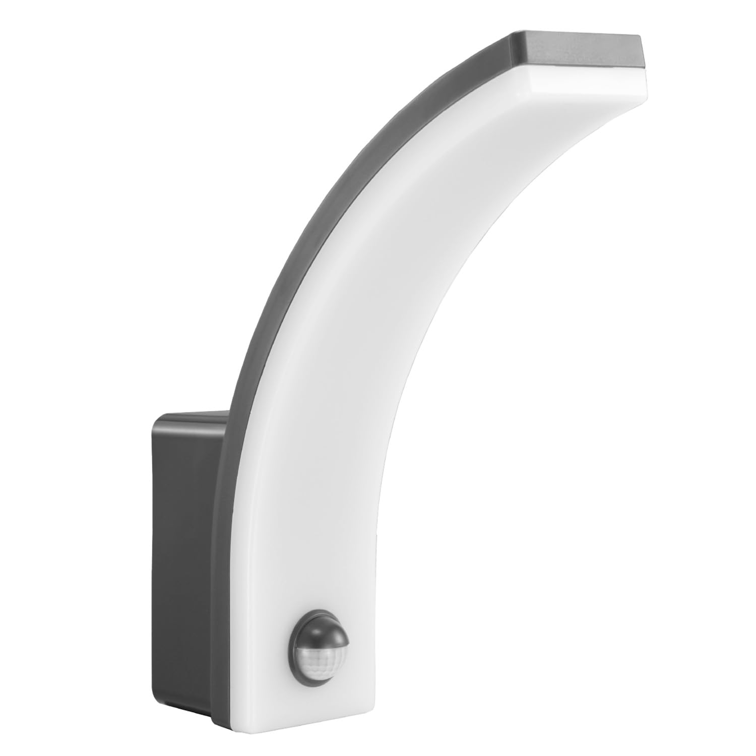 Maclean Energy MCE512 LED Wandleuchte mit Bewegungsmelder grau