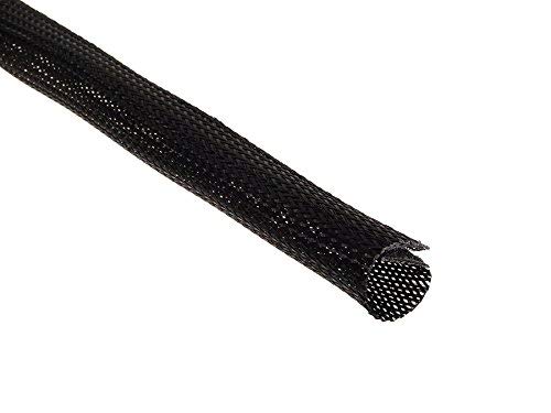 Maclean MCTV-675 Kabelschlauch Klett 180cm schwarz Gewebe