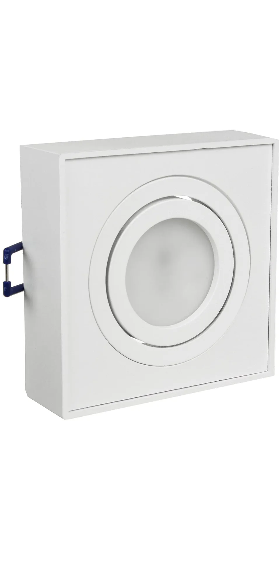 Maclean Energy MCE464W Einbaustrahler GU10 eckig weiß 7W warmweiß