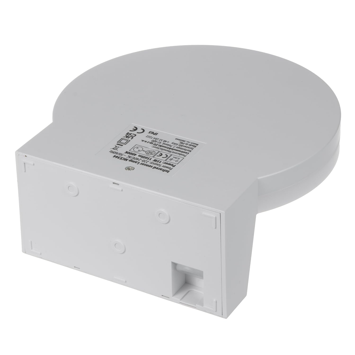 Maclean Energy MCE344 LED Wandleuchte weiß 15W IP65 mit Sensor
