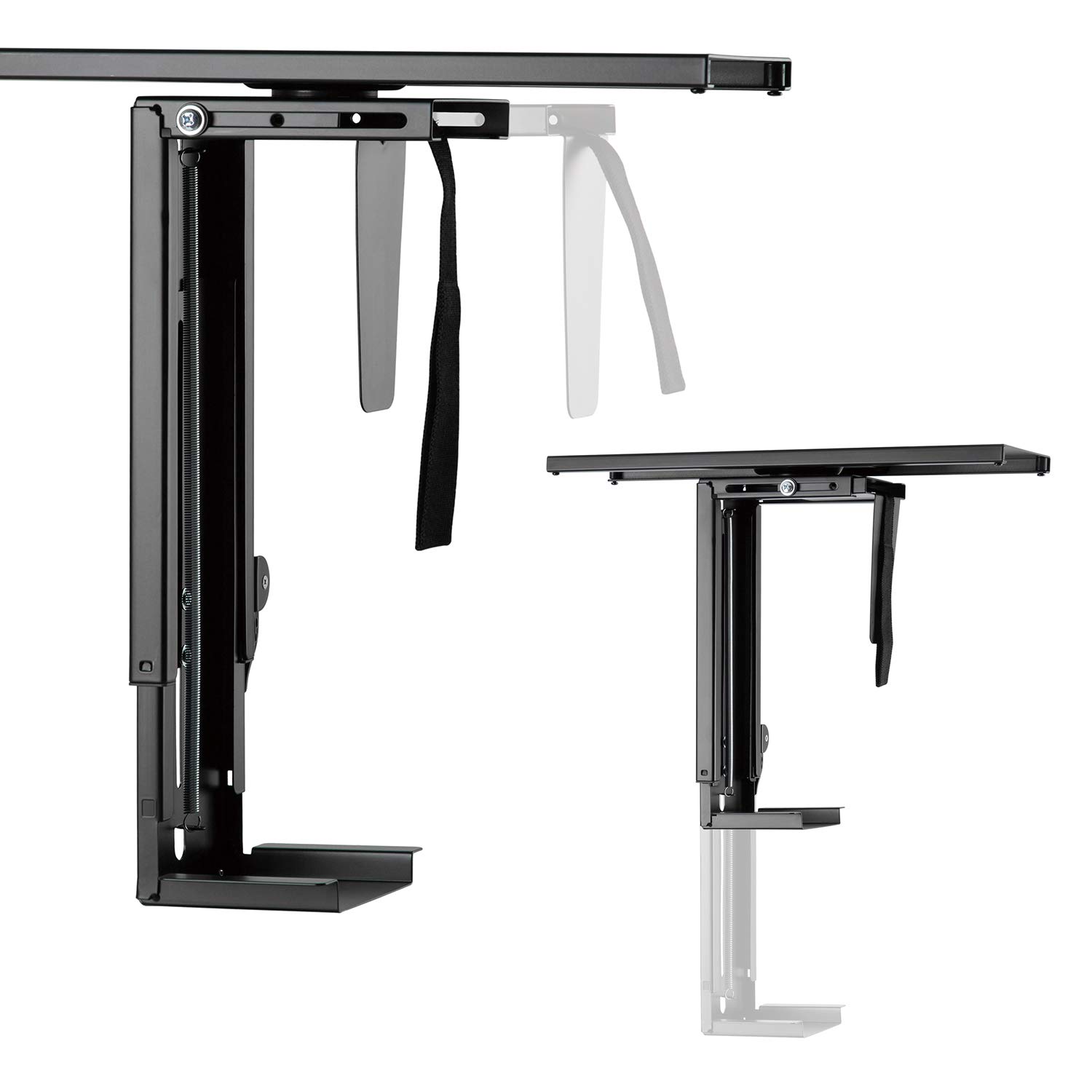 Maclean MC-885 B PC Halter Untertisch ausziehbar 10 kg