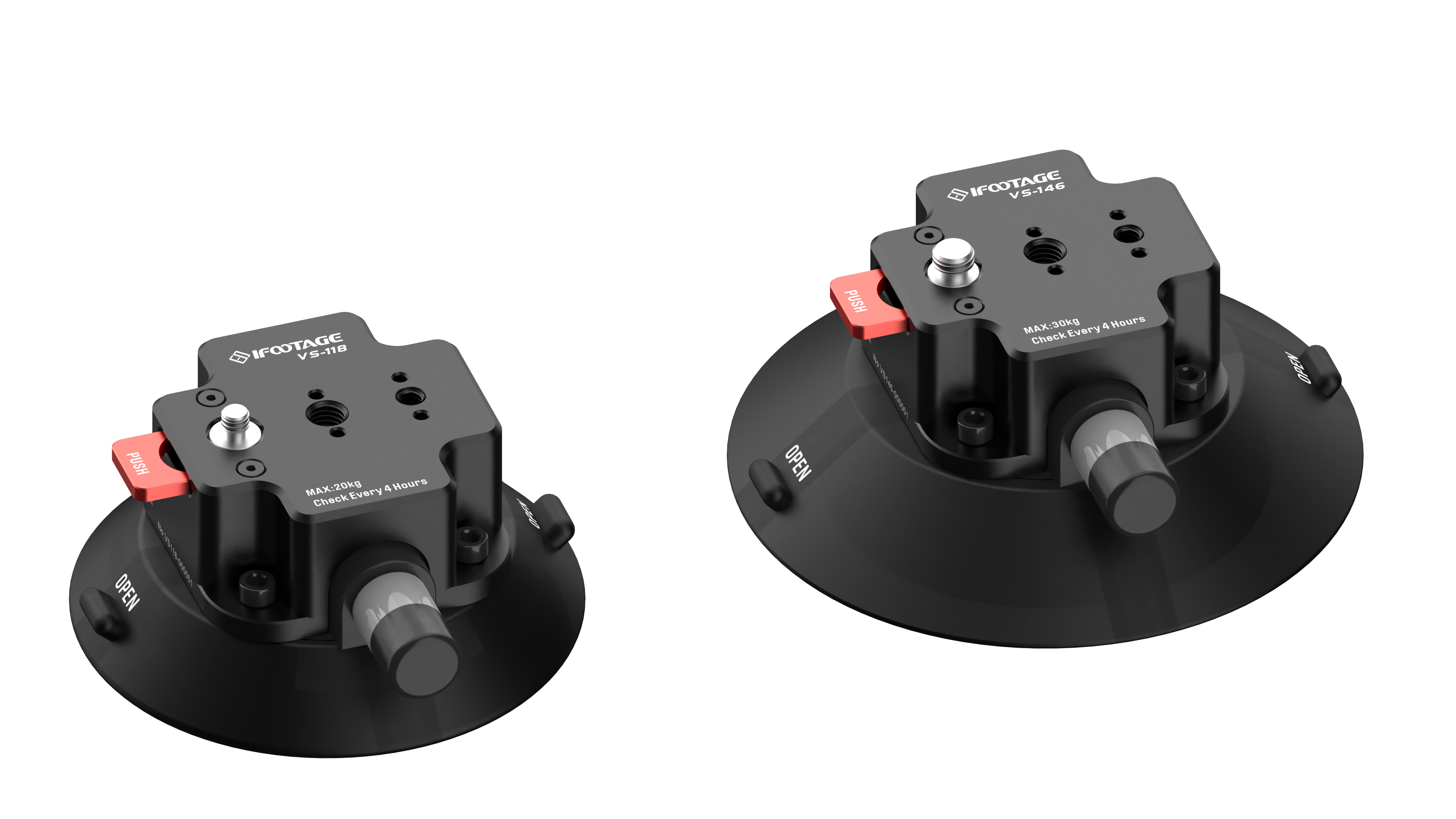 iFootage Spider Crab VS-118 Saugnapfhalterung Auto 20kg