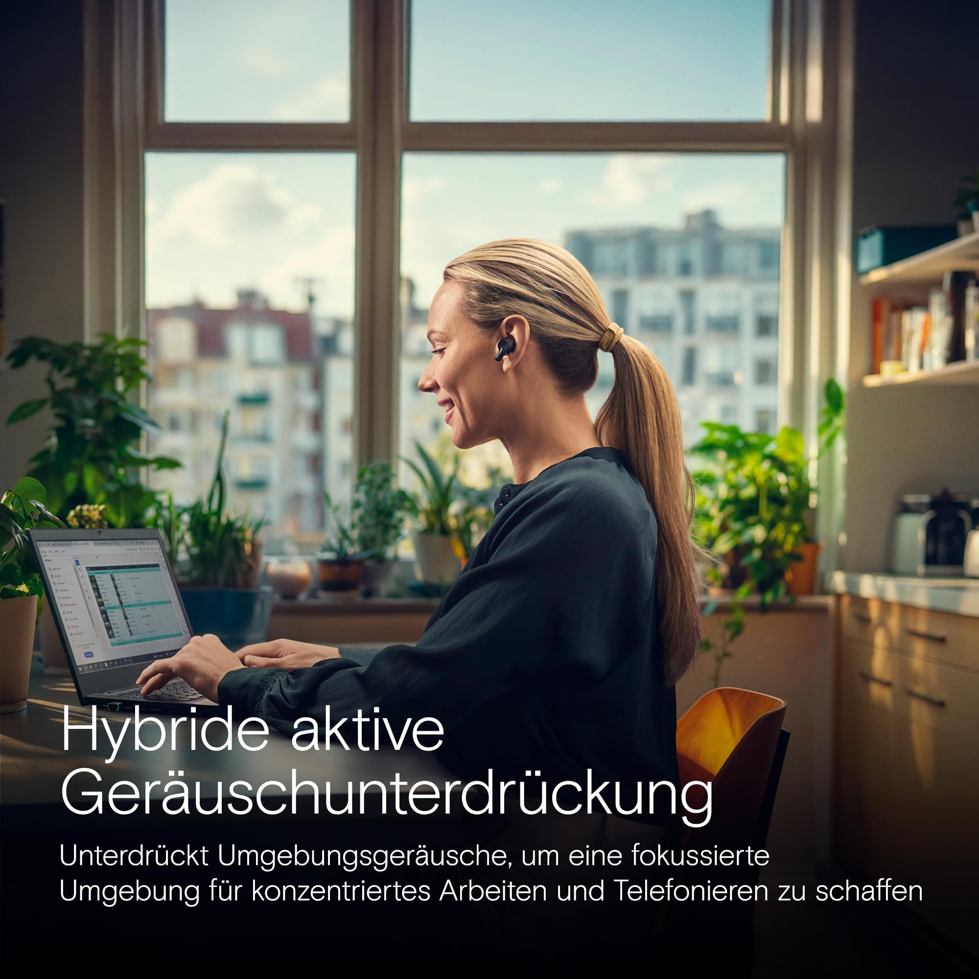 EPOS ADAPT E1 In-Ear-Kopfhörer ANC Schwarz USB-C Teams
