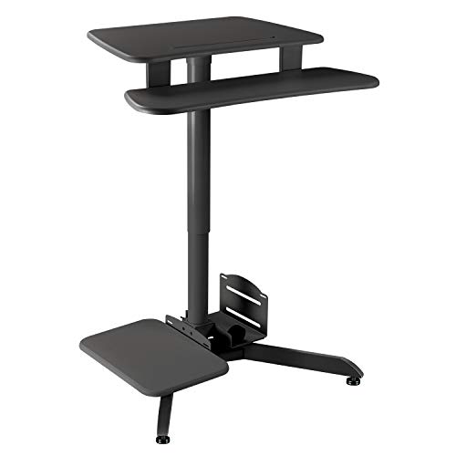 Maclean Brackets MC-848 Computertisch höhenverstellbar 70-109cm Gasfeder