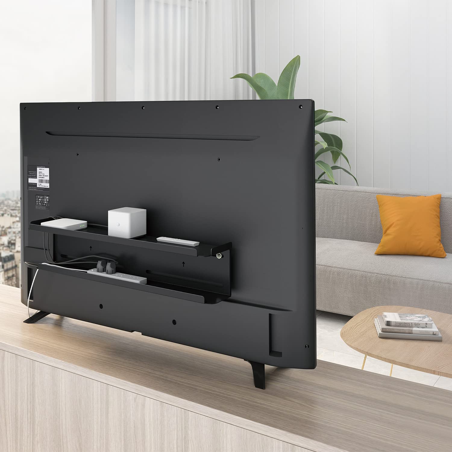 Maclean Brackets MC-904 TV-Regal VESA 2 Ablagen 2kg